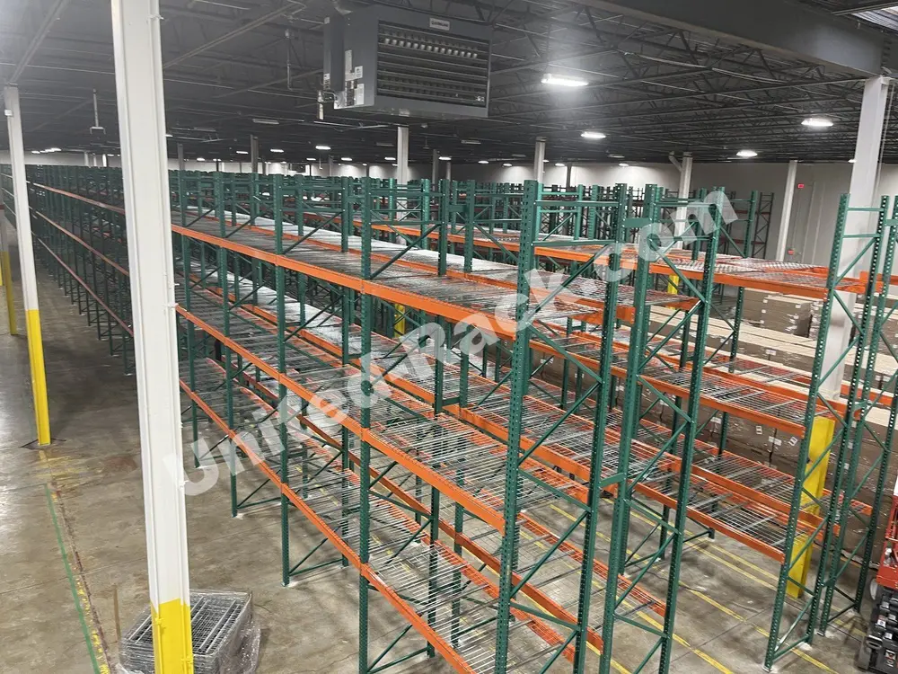 installed rack rows