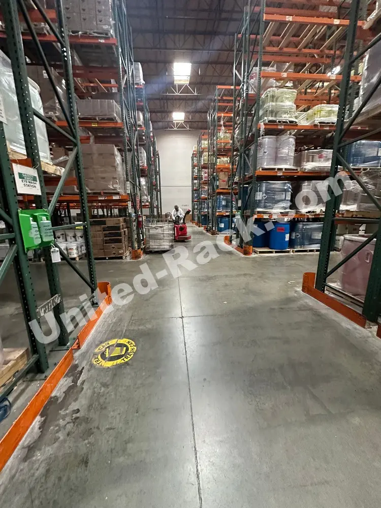 installed rack rows