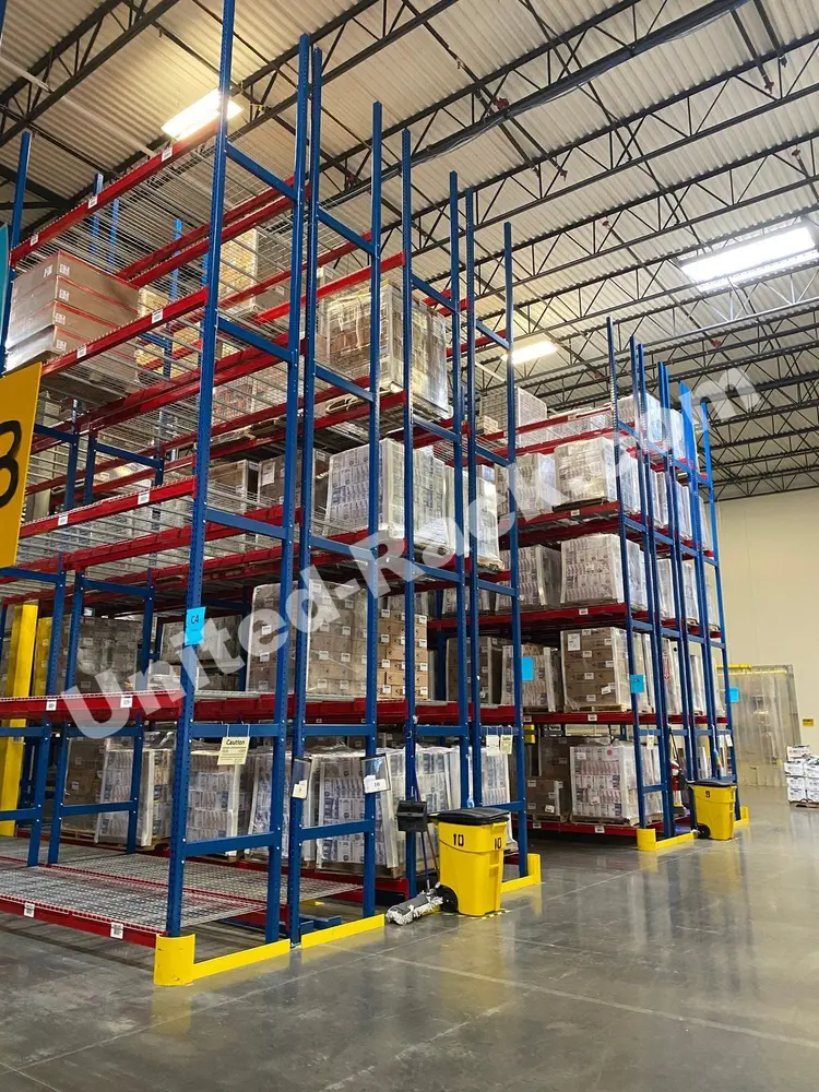installed rack rows