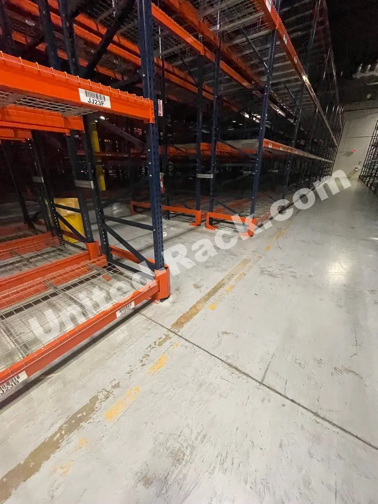 installed rack rows