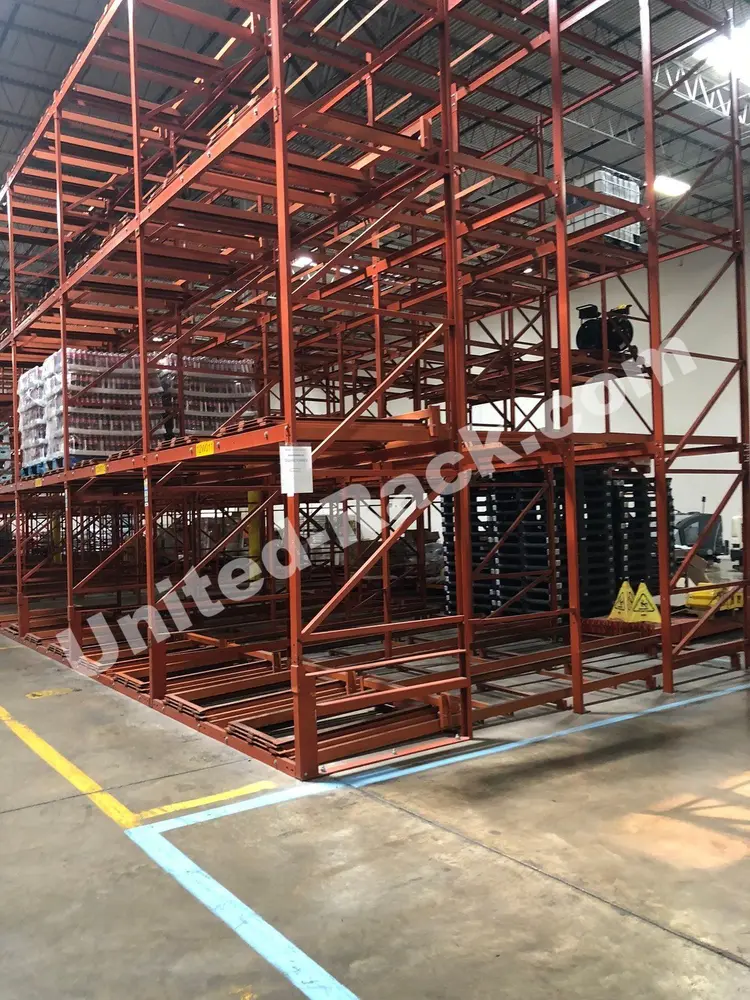 installed rack rows